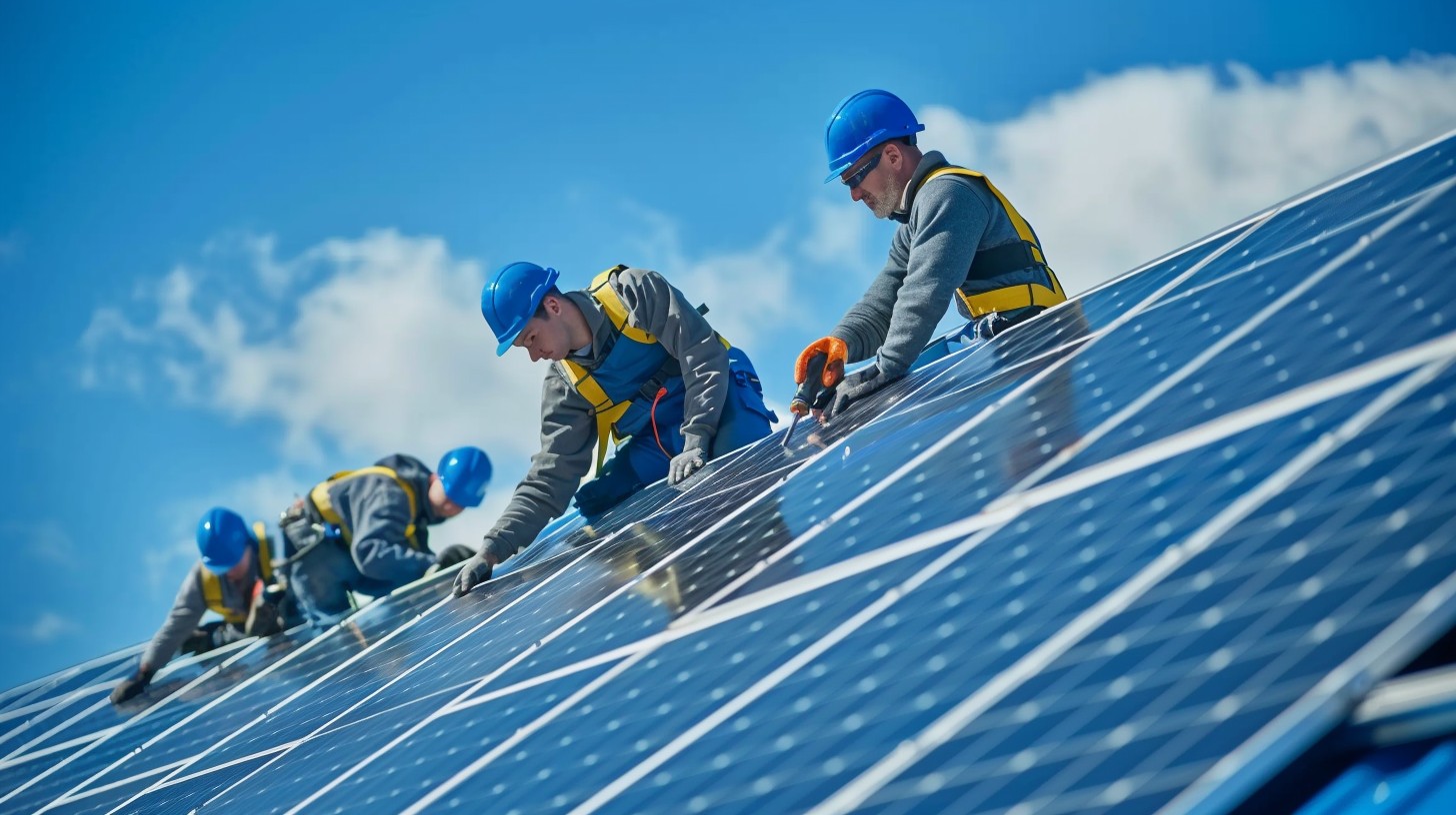 Installazione pannello fotovoltaico